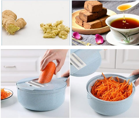 8-in-1 Mandoline Slicer & Grater