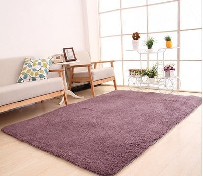 White Plush Bedroom Carpet