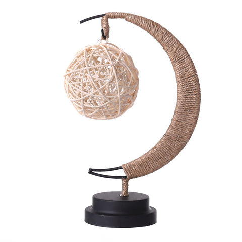 Star & Moon Copper Wire Light