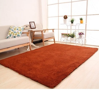 White Plush Bedroom Carpet