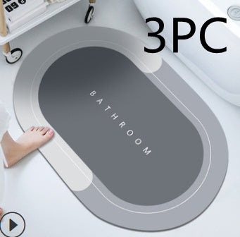 Quick-Dry Bathroom Floor Mat