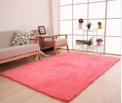 White Plush Bedroom Carpet
