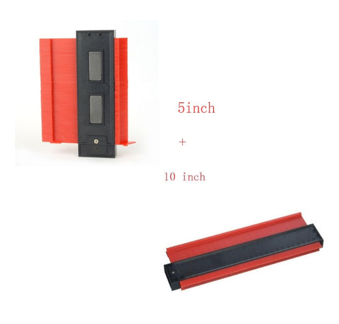 Radial Contour Gauge Ruler
