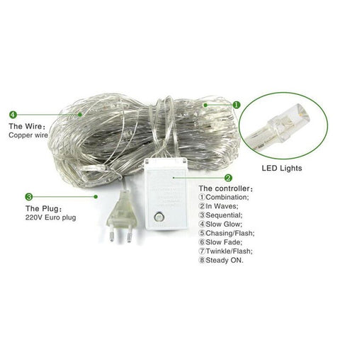 Waterproof Holiday String Lights