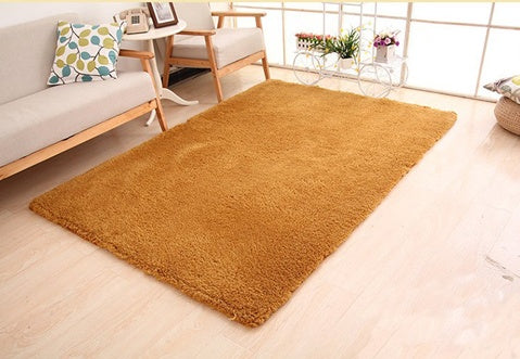 White Plush Bedroom Carpet