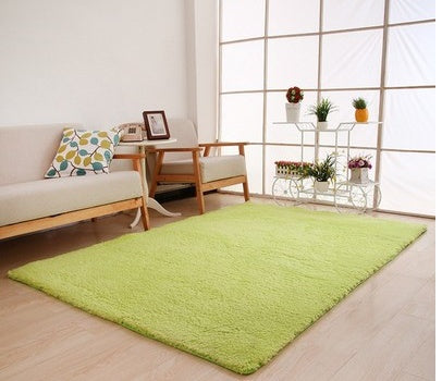 White Plush Bedroom Carpet