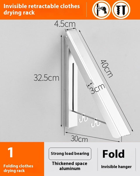 Foldable Retractable Wall Hanger