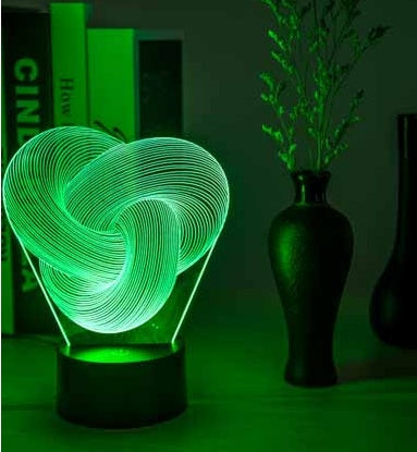3D LED Night Light Table Lamp