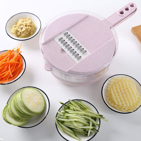 8-in-1 Mandoline Slicer & Grater