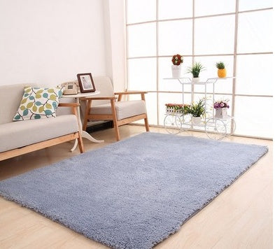 White Plush Bedroom Carpet