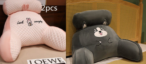 Fluffy Triangle Backrest Cushion