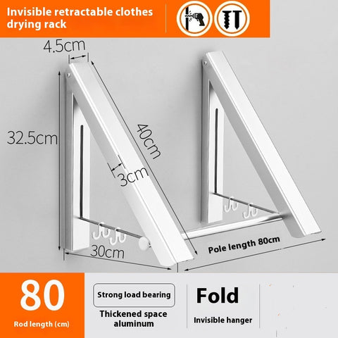 Foldable Retractable Wall Hanger
