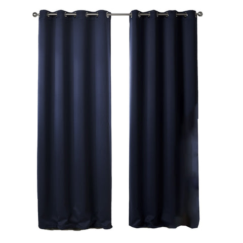 Dark Blue Blackout Curtains