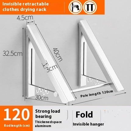 Foldable Retractable Wall Hanger