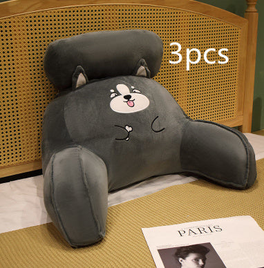 Fluffy Triangle Backrest Cushion